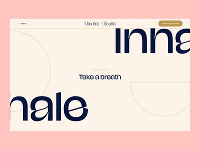 Mindful Health Identity & Web brand healthcare mental health web