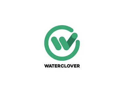 Waterclover Inc. Logo Design branding graphic design logo
