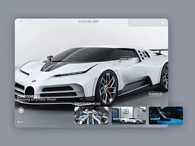 BUGATTI 110 CENTODIECI UI DESIGN graphic design ui
