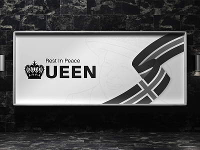 Last Good-Bye to Queen Elizabeth II design graphic design illustration logo queen queen elizabethii rip vector