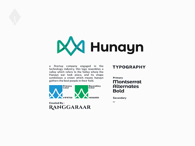 Hunayn Logo Breakdown branding business corporate design graphic design icon logo