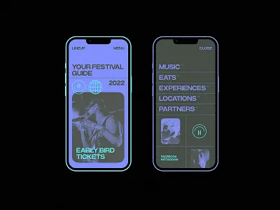 Festical Mobile UI figma graphic design mobile ui web