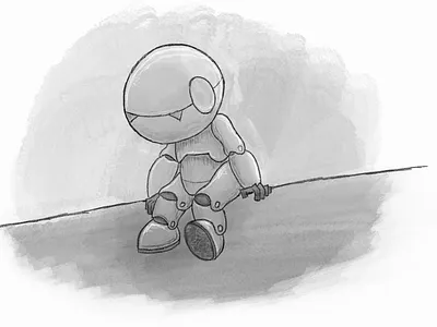 Marvin reflecting after a feedback