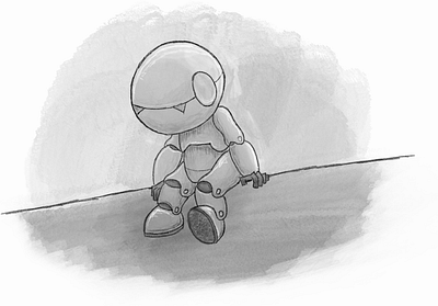 Marvin reflecting after a feedback