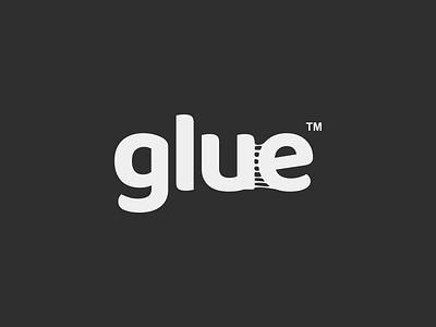 glue Wordmark Logo Idea! branding design glue graphic design icon illustration inspirationslogo lettering logo logoidea minimal symbol vector wordmark wordmarklogo