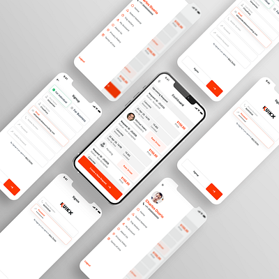 Construction app design ui