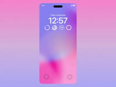 Dynamic Island Animation after effects animation app floating notification ios iphone iphone 14 message messaging app mobile application mobile design mobile ui motion notch pop up prototype ui design ux ux design