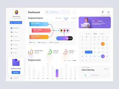 New Dashboard Design app branding design icon illustration logo typography ui ux vector
