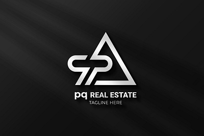 pq - real estate logo design branding broker logo builder logo creative design letter mark logo logo minimalist logo modern real estate logo p letter mark logo pq logo design property logo real estate logo design