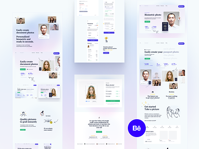 PhotoAid - Behance preview behance case study landing page preview website