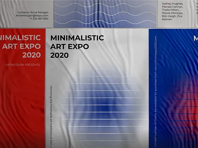 Minimalistic Art Expo 2020- Poster Design event graphic design minimal poster visual design