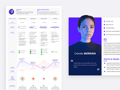 Sircle Persona / User Journey design figma interaction design journey persona product design ui user ux ux process