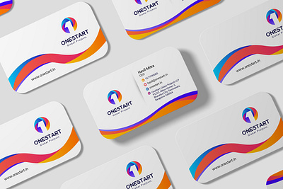 OneStar Modern Logo & Modern Business Card design branding branding design business card business card design business logo design flat logo illustration logo logo design minimalist logo modern logo unique logo vector website logo