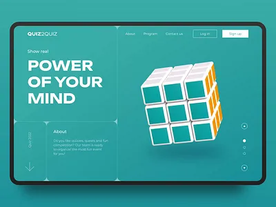 Landing | Quiz 2 Quiz animated animation design desire agency event graphic design hero hero page landing landing page motion motion design motion graphics quest quiz ui user interface web web site website