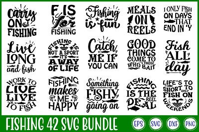 Fishing 42 Svg Bundle free svg quotes graphic design logo