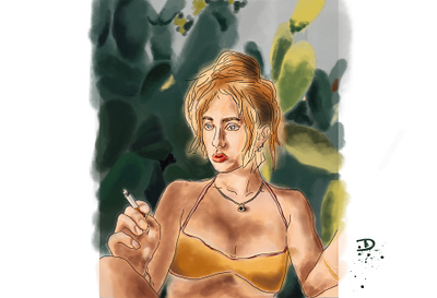PORTRAIT account art attract byme draw farm follow girl green job like long orange photograph photoshop picture portrait project video yellow