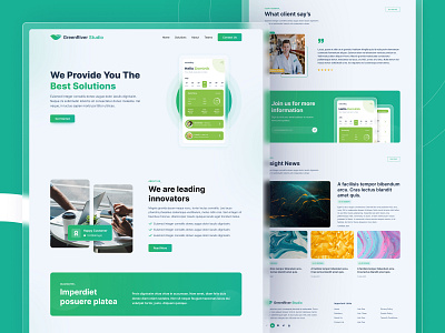 Digital Agency Landing Page design landingpage minimal new trend trendy ui unique ux webdesign