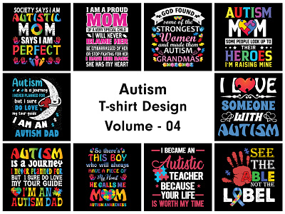 Autism T-shirt Design autism autism t-shirt autism t-shirt design graphic design t-shirt design tshirt ui uiux ux