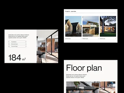 Architecture - pages architect architectural architecture architecture design branding clean design graphic design header interior design minimal property real estate typography ui ux visual web webdesign website