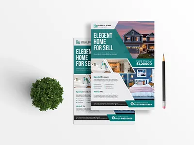 Real Estate Flyer Template design flyer flyer design graphic design house flyer photoshop print print design property flyer real estate real estate design real estate flyer template real estate template template