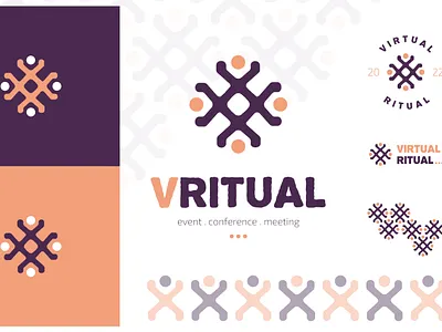 VirtualRitual brand branding creative design graphicdesigner illustration logo logo design logodesign logodesigner logotype