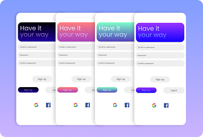 Login Page app design graphic design ui ux
