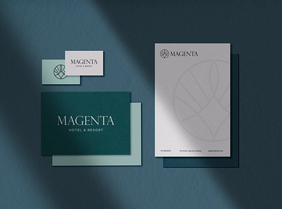 Minimal branding design for Magenta hotel | stationery design brand identity design branding branding design business card design design design inspiration designlogo graphic design graphic designer illustrator logo logo designer logo inspiration logo love minimal brand identity minimal logo stationery design