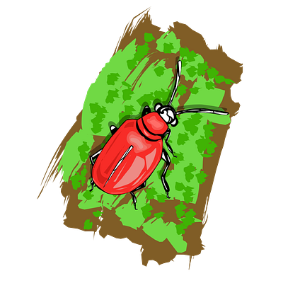 Ladybug art design illustration ladybug vector