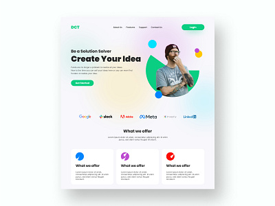 Idea Inventors as Solution Solvers designinspiration graphicdesignui inspiration inspiration design interface landingpage landingpagedesign productdesign ui uidesign uiux uiuxdesign userexperience userinterface webdesign website websitedesign