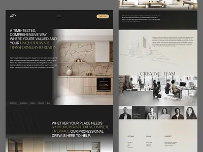 Real Estate Website about architect art direction design figma footer interior design luxury website minimal product design team trends typography ui ux visual design web design website