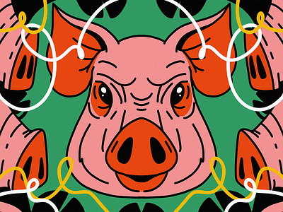 Pig Art designs, themes, templates and downloadable graphic elements on  Dribbble