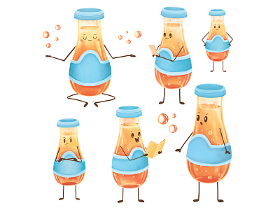 SODA book illustration character cute design fantasy illustration