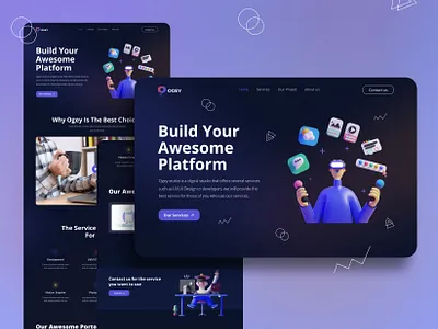 landing page design branding graphic design illustration lan landing page ui ui design ui ux web design