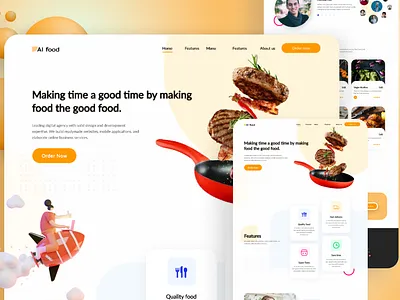 landing page design branding design illustration landing page ui ui design ui ux web design