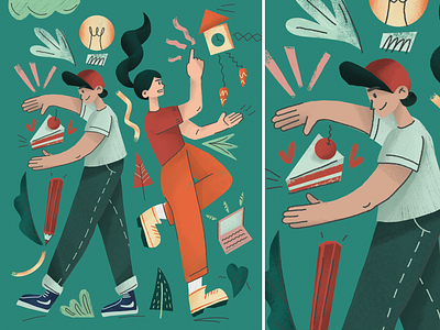 Explore and learn digital illustration graphic design illustration nature elements people illustrated