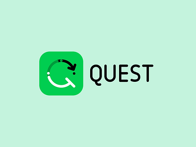 QUEST • Habit Building App • Icon/Logo Animation animation app branding colorful logo icon logo logo animation motion graphics ui ux