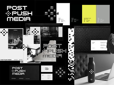 POSTPUSHMEDIA - BRAND IDENTITY & LOGO abstract adobe brand brand and identity brand design brand identity branding branding and identity branding design cennection logo logo and branding logo design logo mark logodesign logotype mark minimal minimalist logo vector