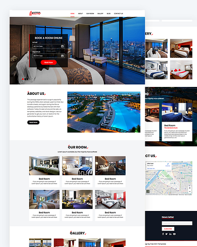 Keto bootstrap business css hotel booking hotels html5 online hotel booking responsive room book template