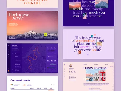 travel gallery clean dashboard gallery pink simple travel ui voit xandovoit