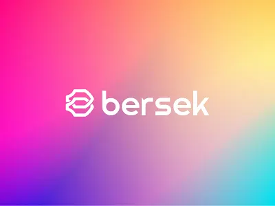Bersek abstract arrow b brand identity colorful connections flat link logo design logo mark logos minimal modern protect simple strtup symbol