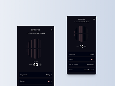 Speaker App app braun dieter rams figma ios mobile app radio speaker