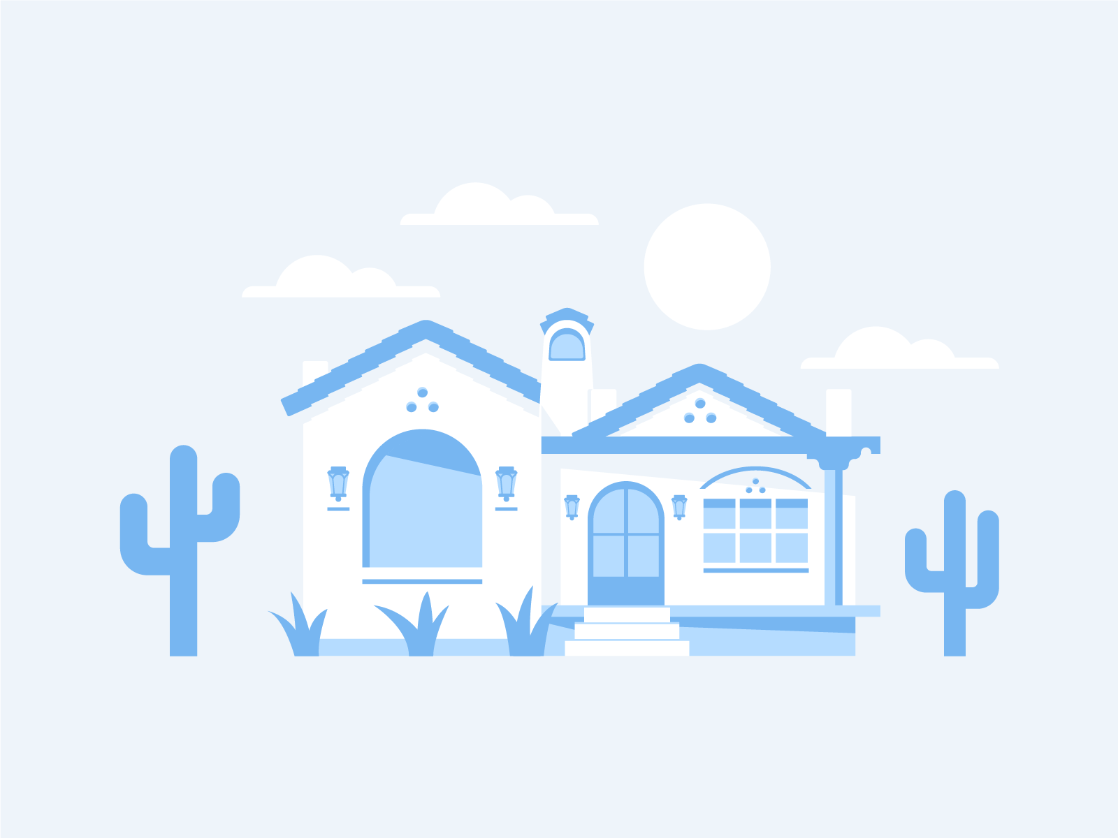 Opendoor home illustrations