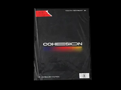 Cohesion branding christian church design grunge illustration logo mockup photoshop poster print texture