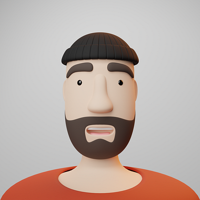 3D MAN 3d blender character character3d design dribbble best shot graphic design