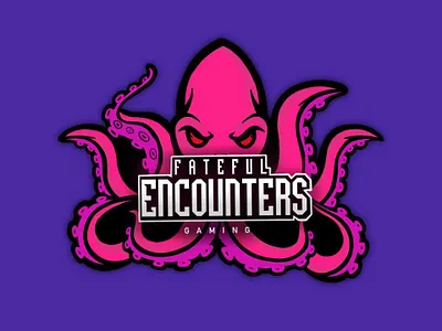 Fateful Encounters Gaming - Logo brand identity branding colorful design esports gaming graphic design logo space vector