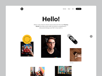 New portfolio! www.victorberbel.work aboutme aboutpage design dog freelanceruiux logic portfolio profile rodneymullen ui website