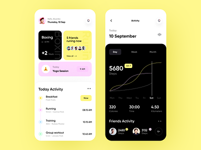 Fitness & Workout App android app app design application fitness fitness workout fitness app fitness web ios iphone mobile mobile app mobile app design mobile ui product design uiux uiux design user interface