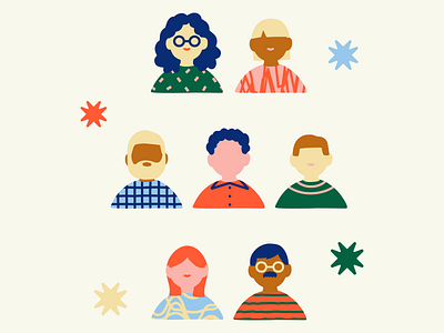 Illustrations for Mission Hills branding design graphic design icon illustration illustrator ilustración lovely