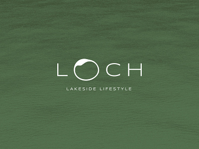 Loch logo branding building graphic design lake lakeside logo real estate