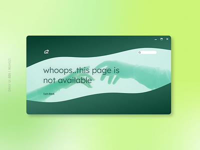 Daily UI 008 - 404 Page apps dailyui design illustration ui